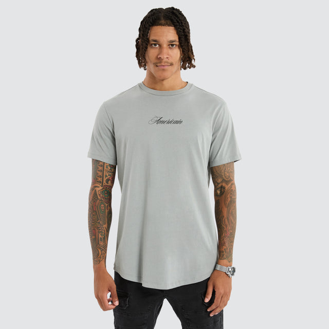 Pierre Dual Curved Tee Ultimate Grey