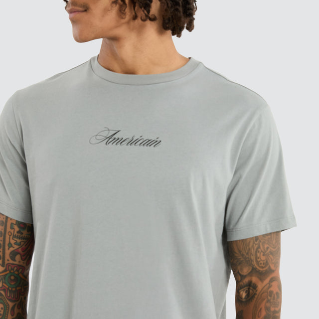 Pierre Dual Curved Tee Ultimate Grey