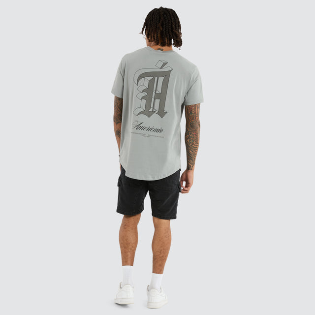 Pierre Dual Curved Tee Ultimate Grey