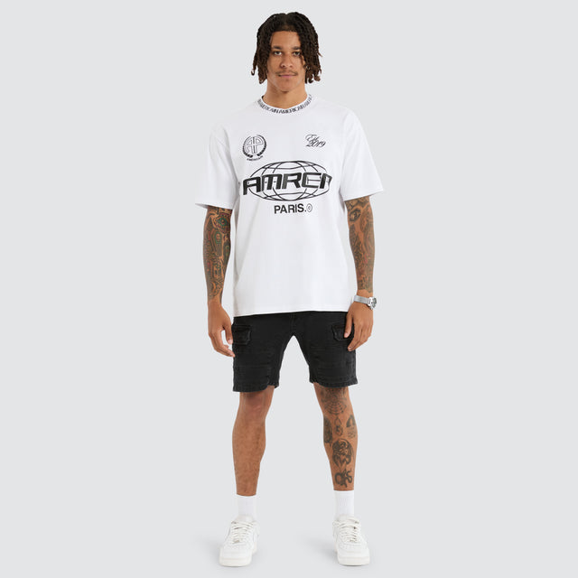 Protocol Box Fit Tee Optical White