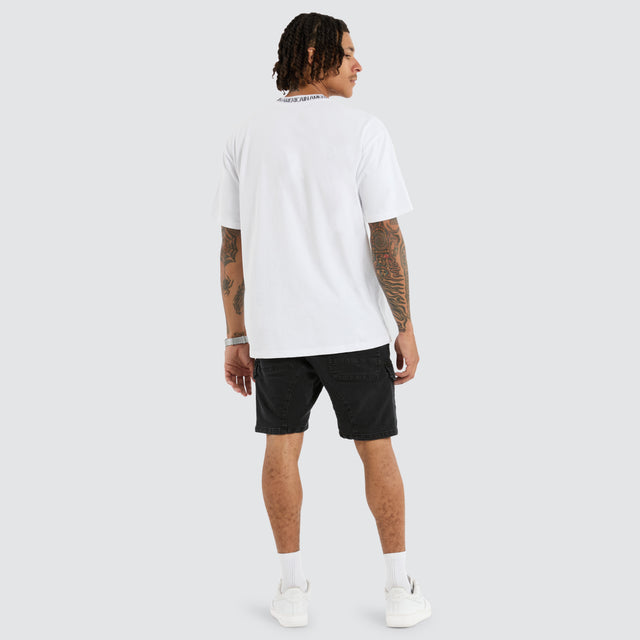 Protocol Box Fit Tee Optical White