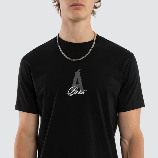 Film Dual Curved Tee Jet Black