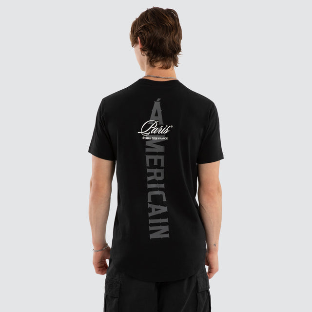 Film Dual Curved Tee Jet Black