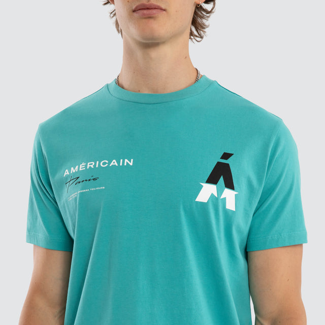 Spell Dual Curved Tee Baltic