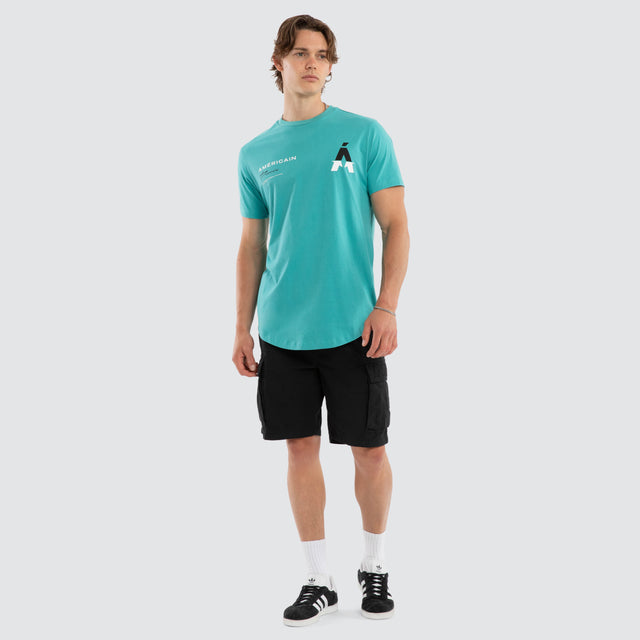 Spell Dual Curved Tee Baltic