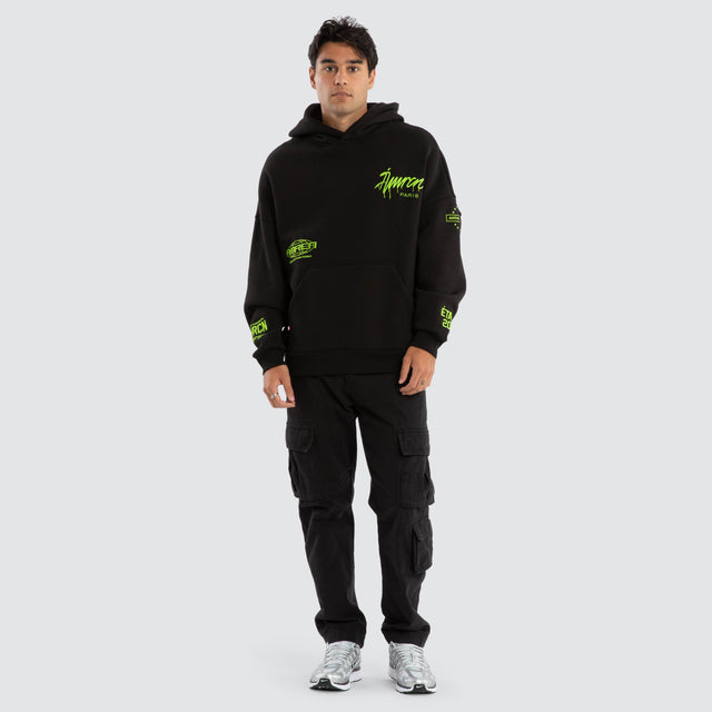 Idol Relaxed Hoodie Jet Black
