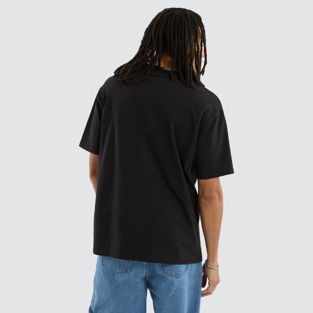 Fear Loopback Box Fit Tee Jet Black