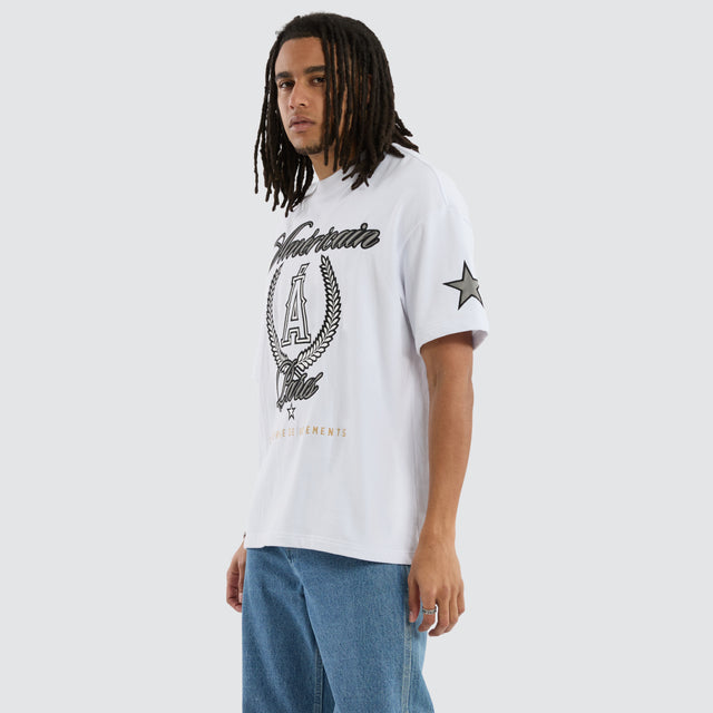 Enterprise Loopback Heavy Tee White