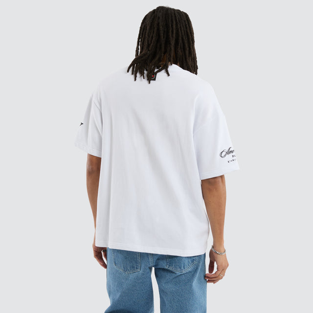 Enterprise Loopback Heavy Tee White