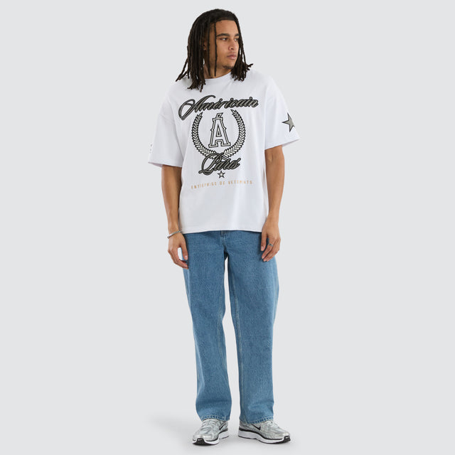Enterprise Loopback Heavy Tee White