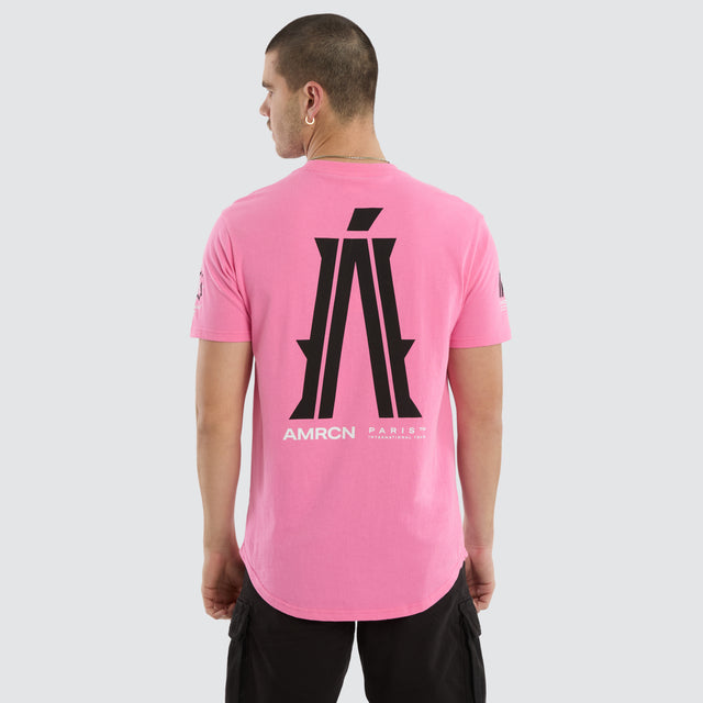 Pressure Dual Curved Tee Pink