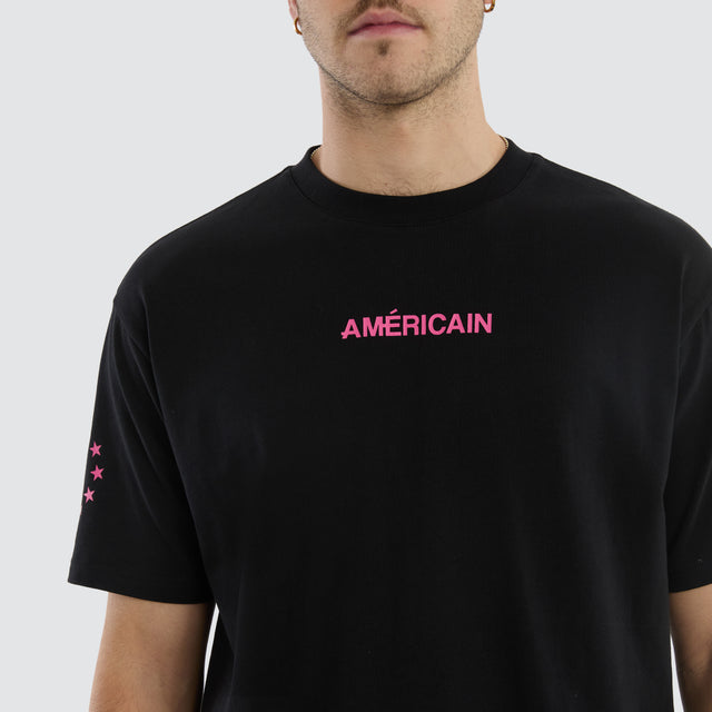 Echelon Box Fit Tee Jet Black