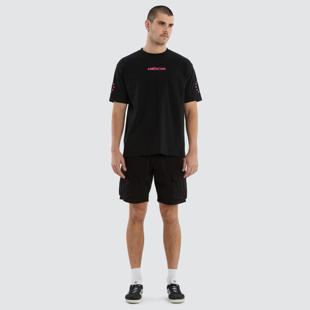 Echelon Box Fit Tee Jet Black
