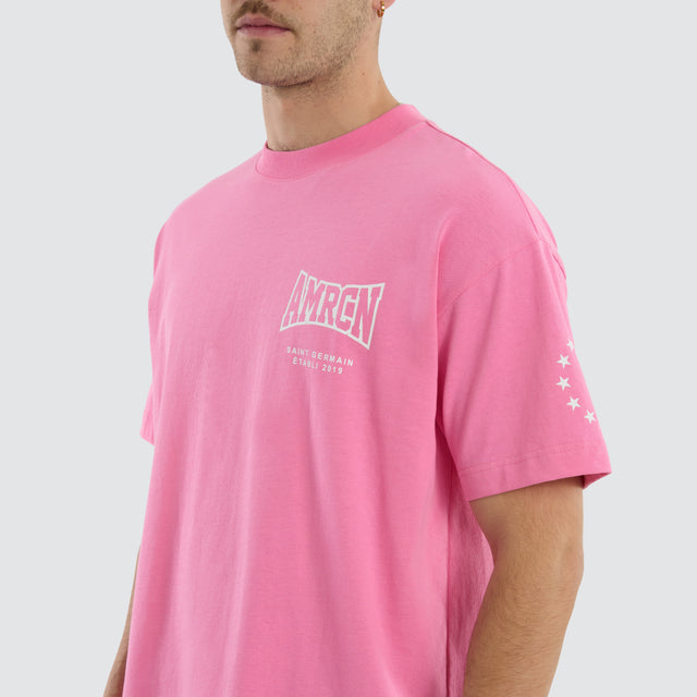 Global Heavy Tee Pink