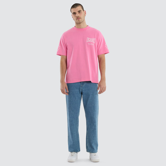 Global Heavy Tee Pink