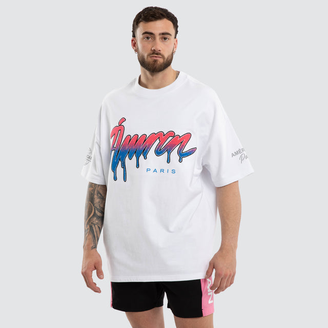 Winner Winner Loopback Tee White