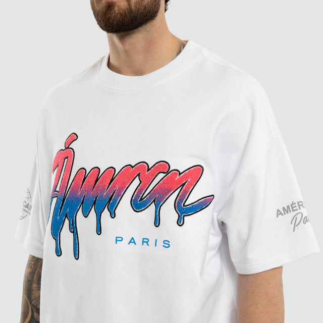 Winner Winner Loopback Tee White