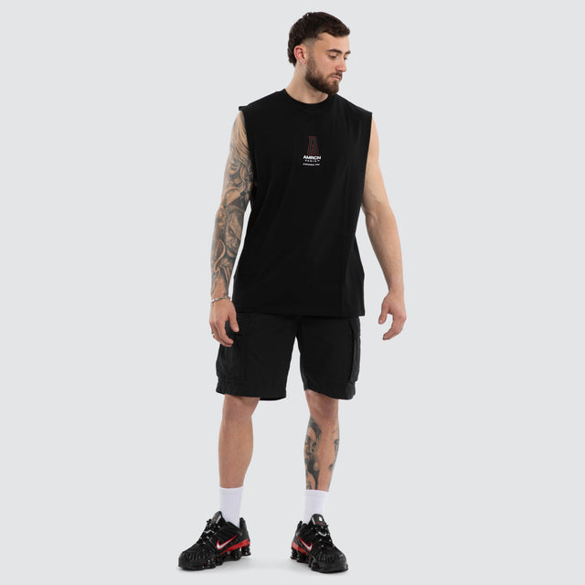 Avenue Relaxed Muscle Jet Black