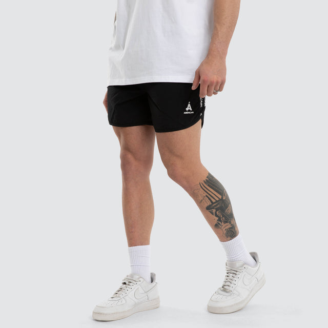 Runner Elastic Short Jet Black