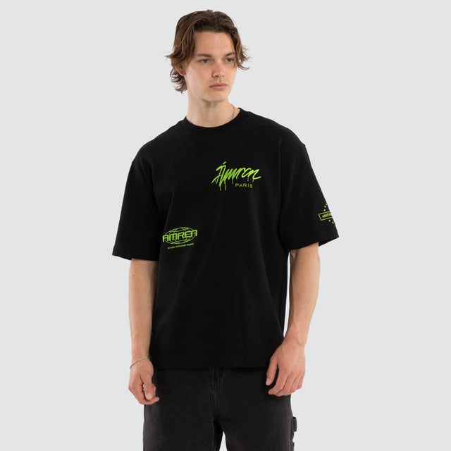 Idol Box Fit Tee Jet Black