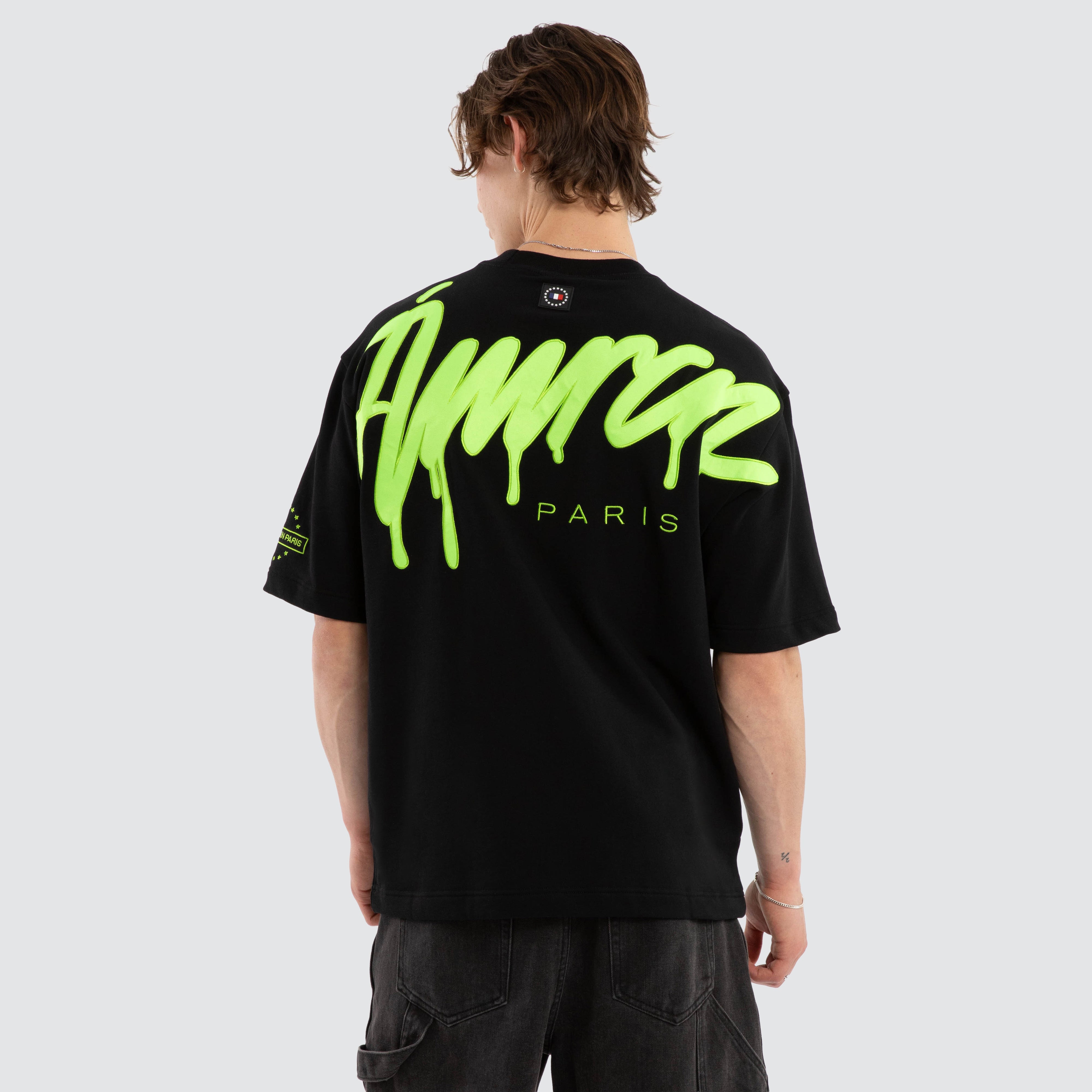 Americain Idol Box Fit Tee in Black | Neverland Store