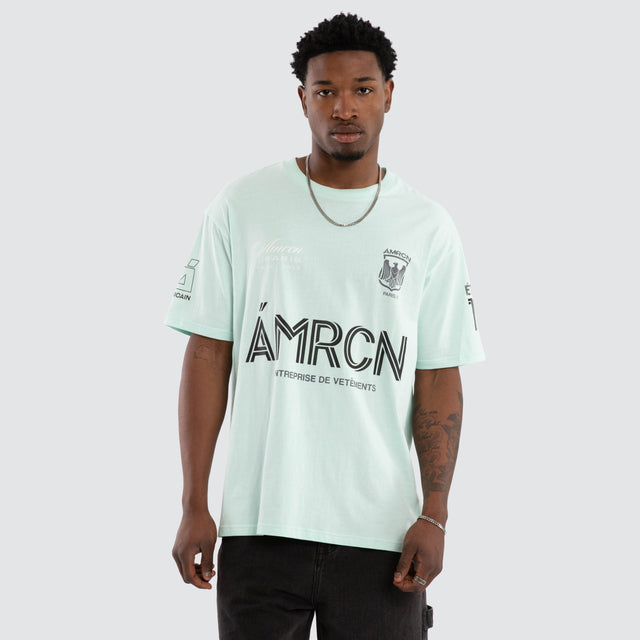 Model wears Speed Relaxed Muscle Ultimate Grey Muscle Tees Grey – image 3