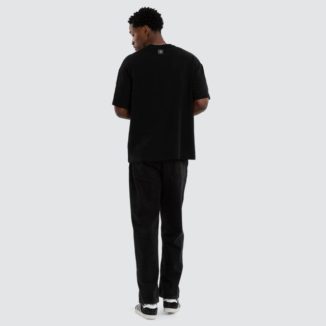 Model wears Film Scoop Back Muscle Aqua Muscle Tees Blue – image 4