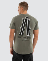 Pressure Dual Curved Tee Basil