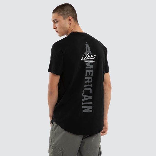 Film Dual Curved Tee Jet Black