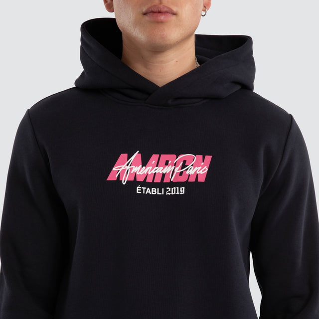 Model wears Killphase Dual Curved Hoodie Vulcan Hoodies Grey – image 6