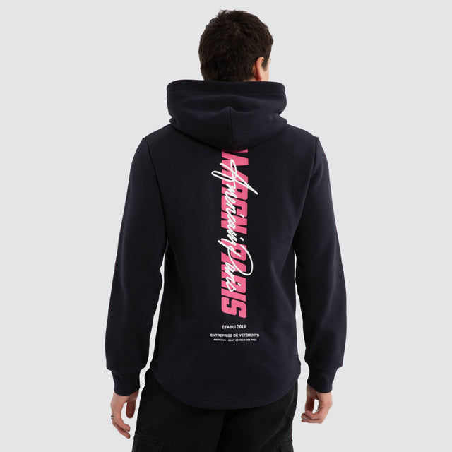 Model wears Killphase Dual Curved Hoodie Vulcan Hoodies Grey – image 1