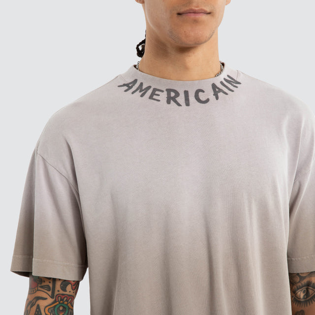 Model wears Duststorm Heavy Tee Sunbleach String T-Shirts Cream – image 6
