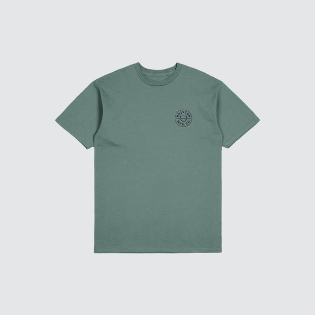 Crest II Tee Chinois Green/Washed Navy/Sepia