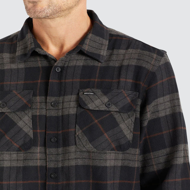 Bowery Longsleeve Shirt Black/Charcoal