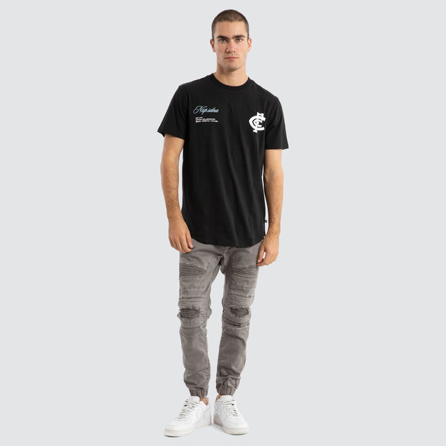 Carlton Blues AFL Prime Tee Jet Black