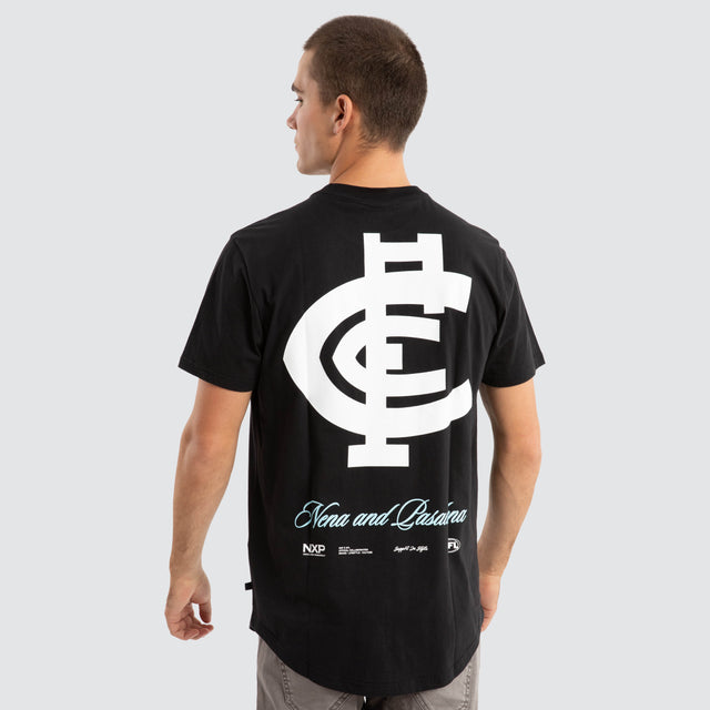 Carlton Blues AFL Prime Tee Jet Black