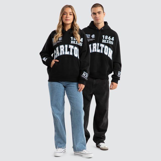 Carlton Blues AFL Academy  Hoodie Jet Black