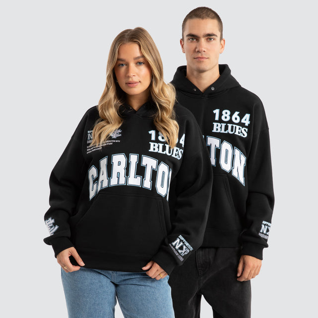 Carlton Blues AFL Academy  Hoodie Jet Black