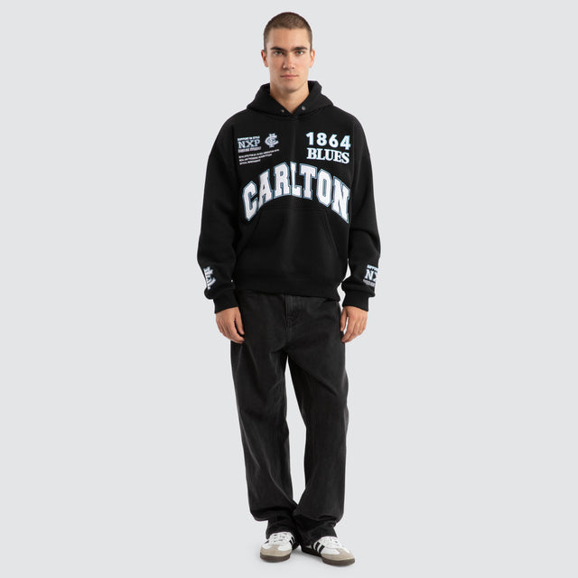 Carlton Blues AFL Academy  Hoodie Jet Black