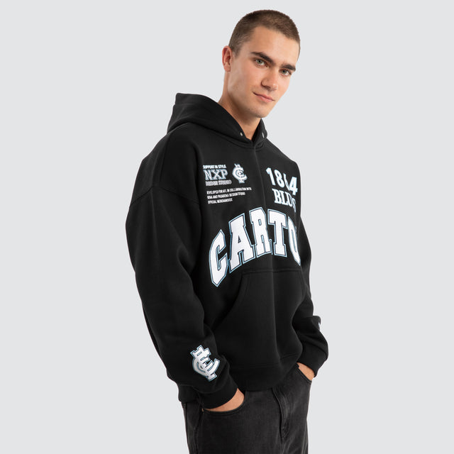 Carlton Blues AFL Academy  Hoodie Jet Black