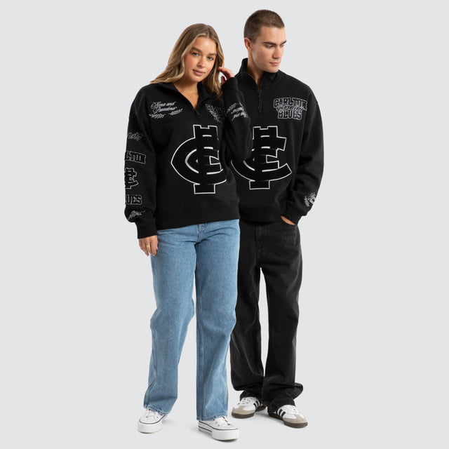 Carlton Blues AFL Mono Pullover Jet Black