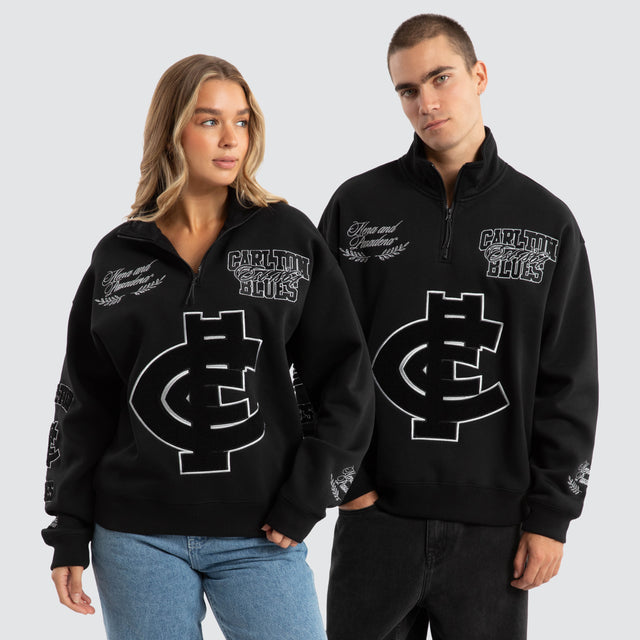 Carlton Blues AFL Mono Pullover Jet Black