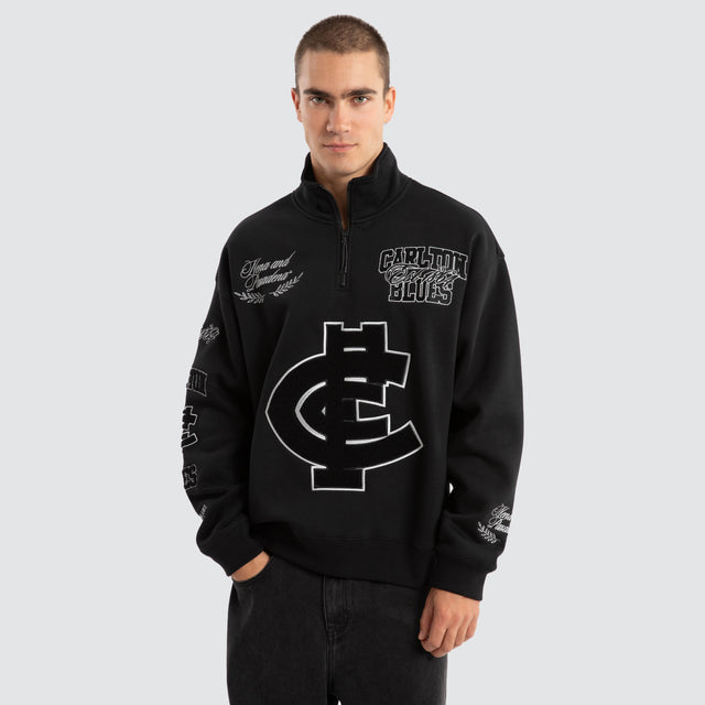 Carlton Blues AFL Mono Pullover Jet Black