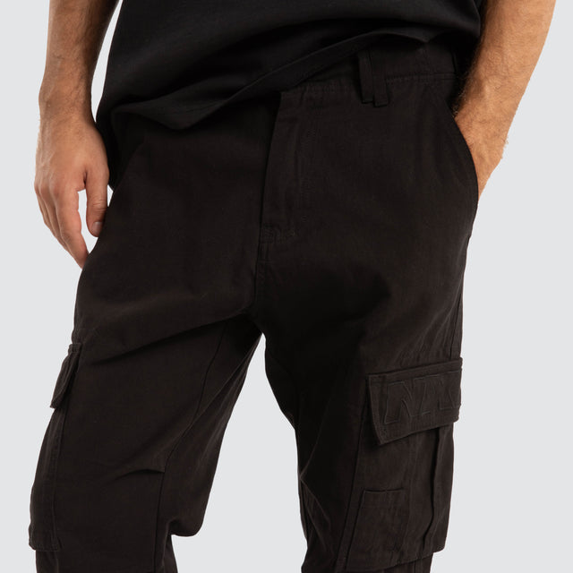 Colby Cargo Pant Black