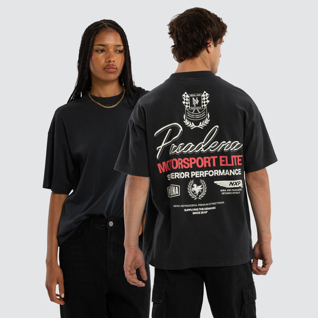 Downforce Raptor Tee Pigment Anthracite Black