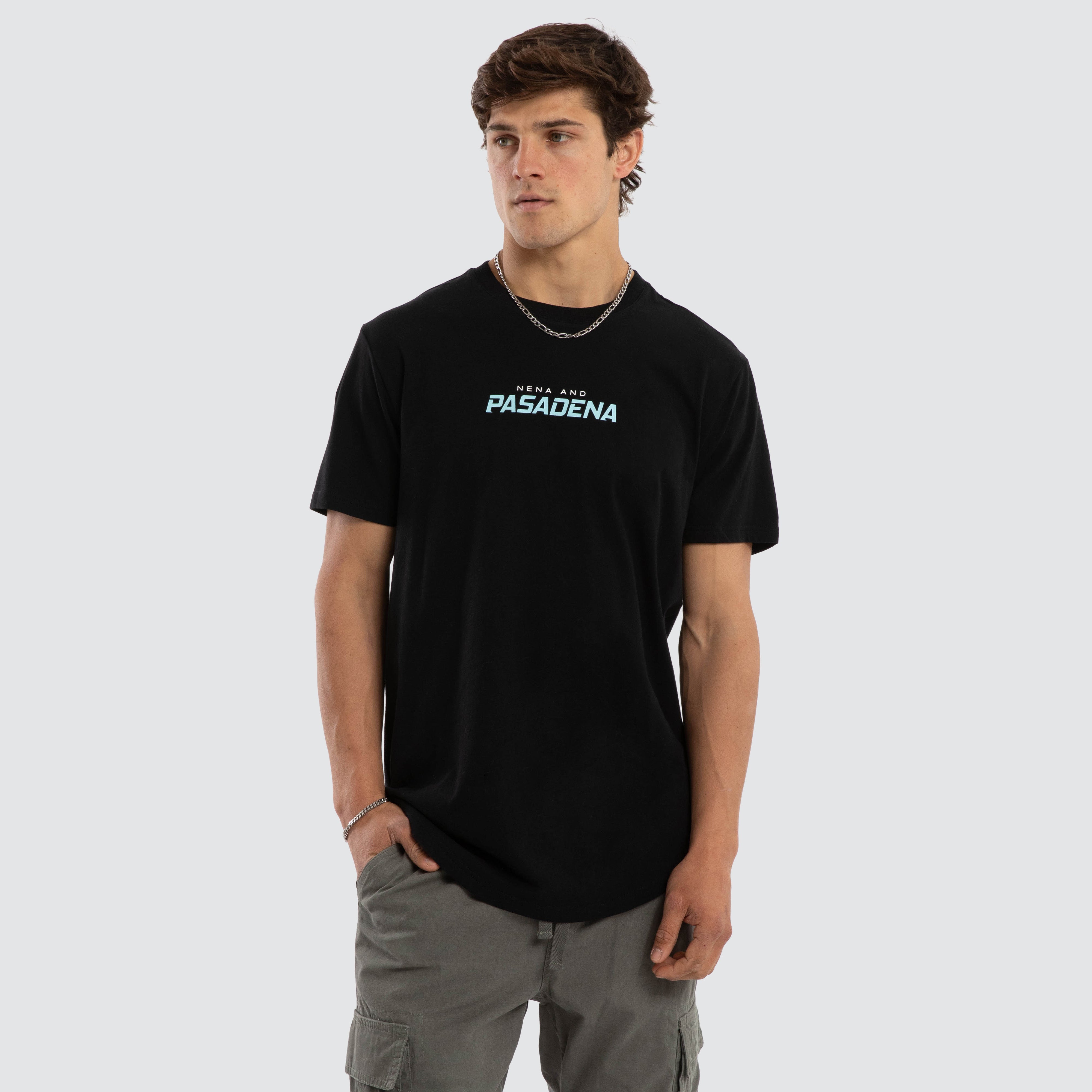 NXP System Dual Curved Tee in Black | Neverland Store