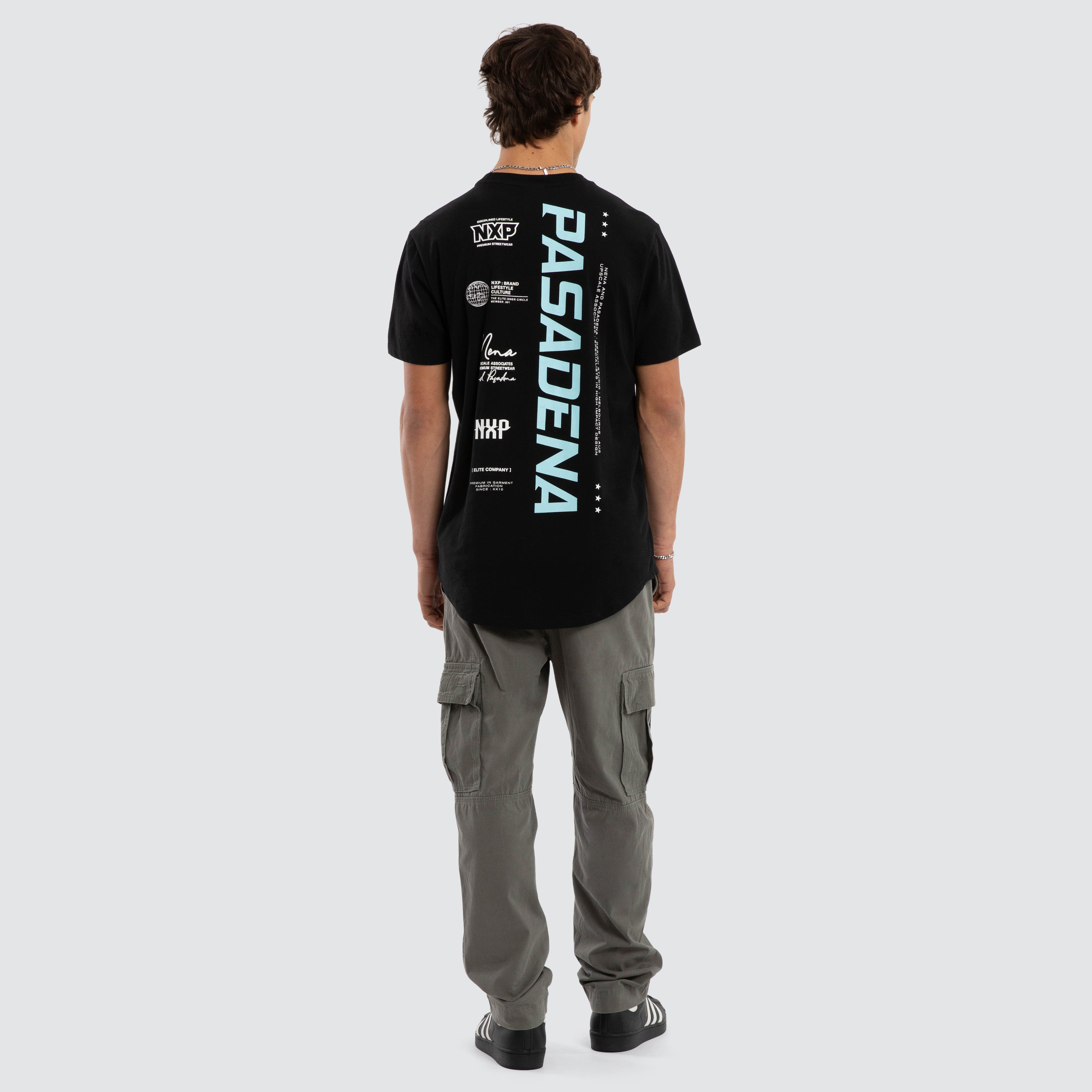 NXP System Dual Curved Tee in Black | Neverland Store