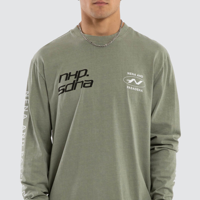 Sector Relaxed Long Sleeve Tee Pigment Shadow