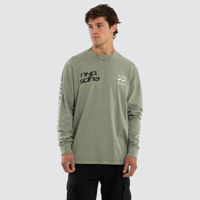Sector Relaxed Long Sleeve Tee Pigment Shadow