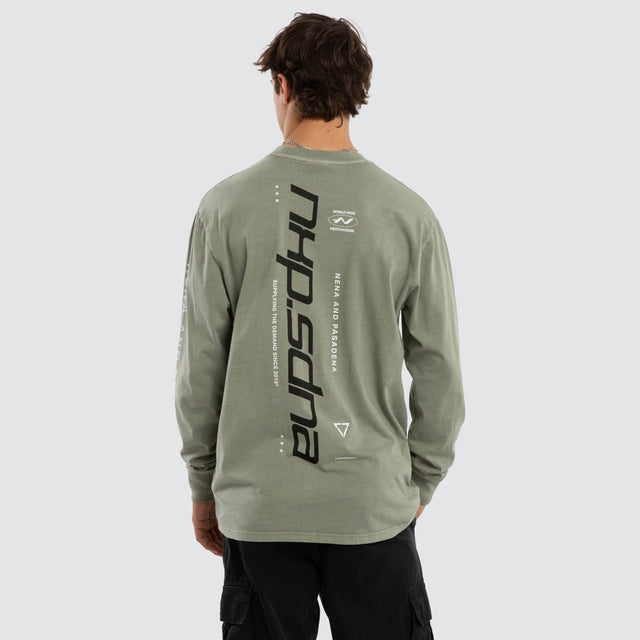 Sector Relaxed Long Sleeve Tee Pigment Shadow